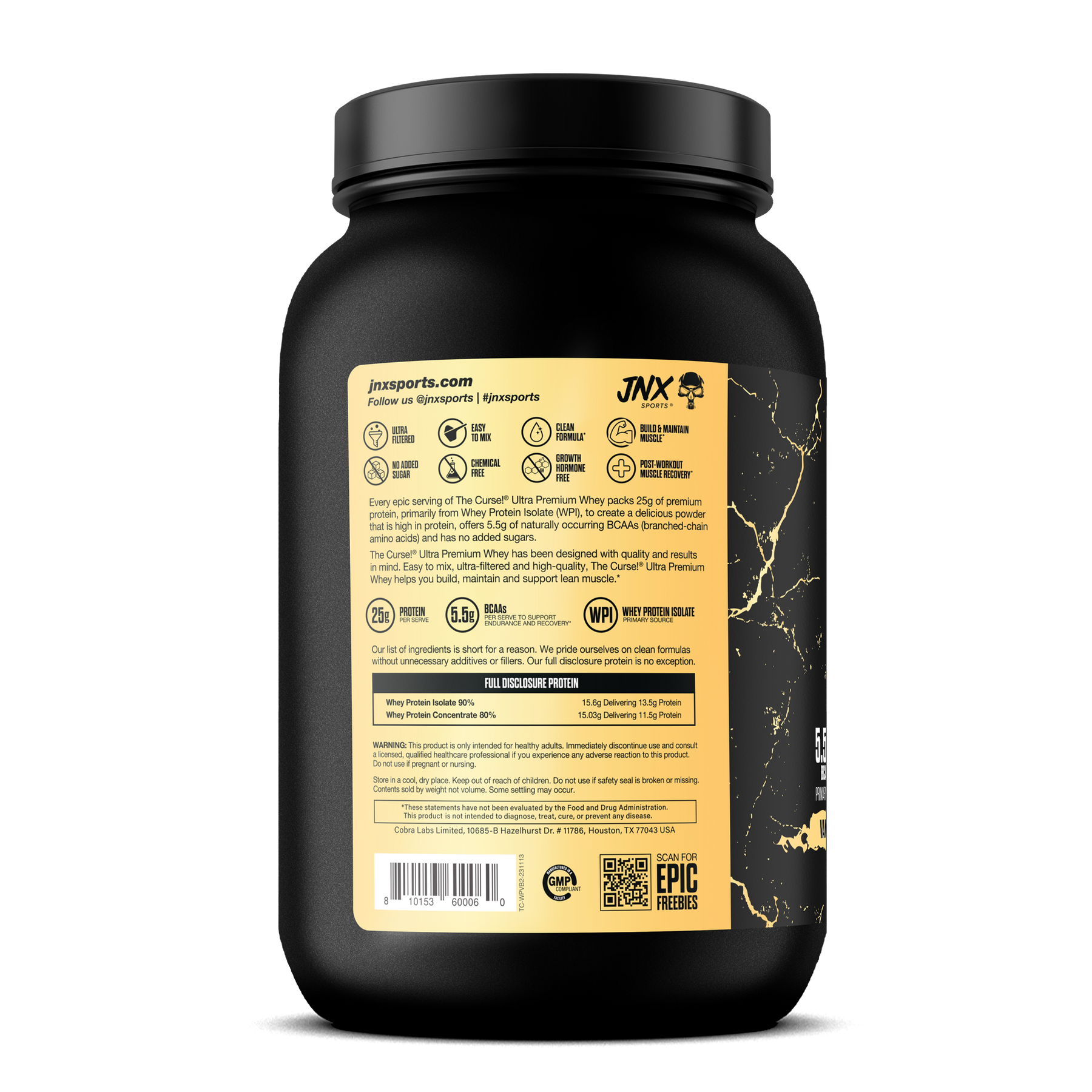 The Curse! Ultra Premium Whey - 2lb