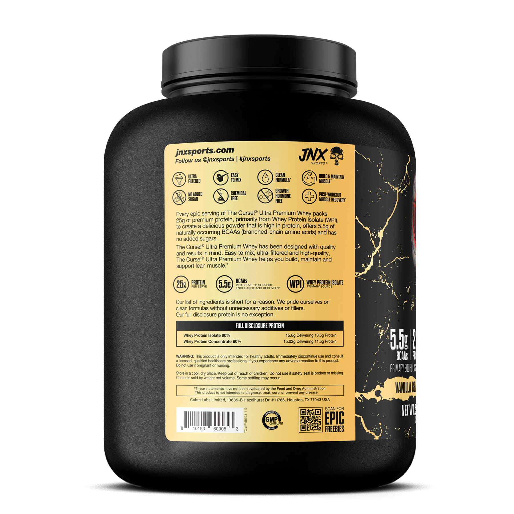 The Curse! Ultra Premium Whey - 5lb