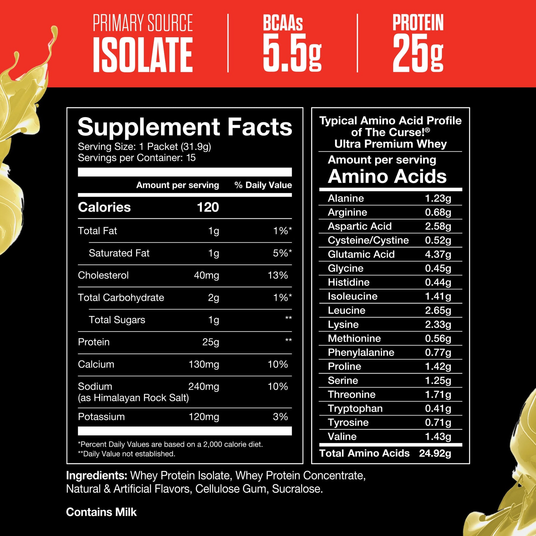 The Curse! Ultra Premium Whey - Sample Box