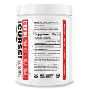 The Curse! Creatine Monohydrate