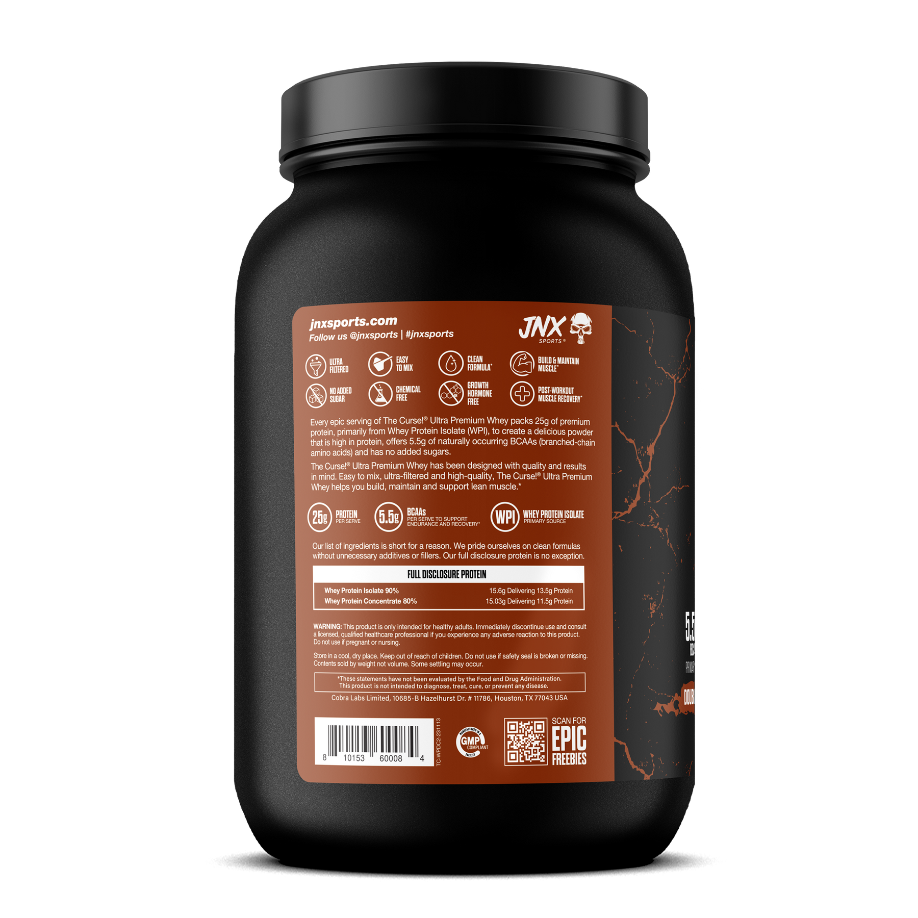 The Curse! Suero de leche ultra premium