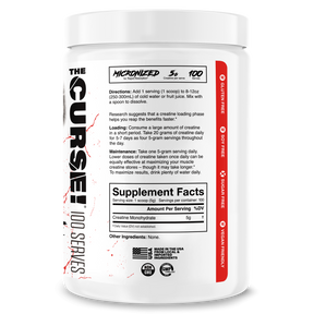 The Curse! Creatine Monohydrate