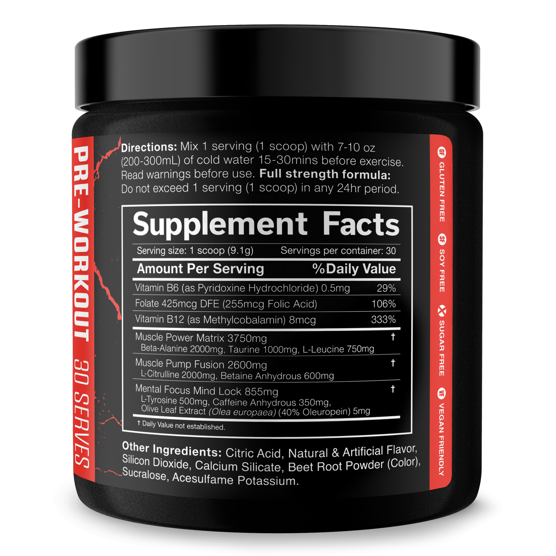 The Shadow! Pre-Workout